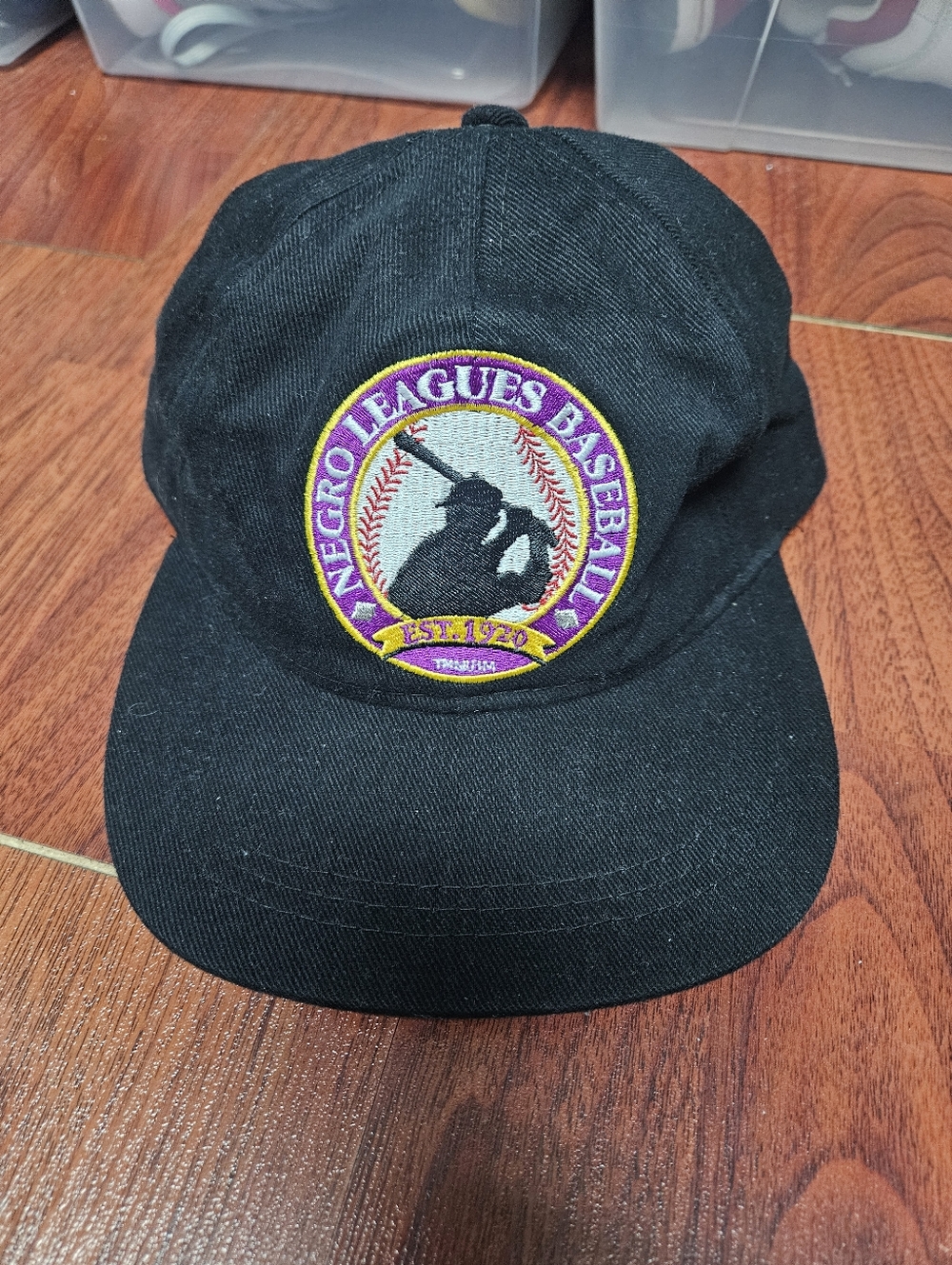 1995 McDonalds Negro Leagues Baseball Black Embroidered Cap